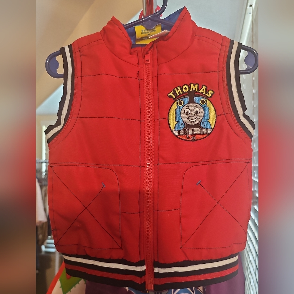 Y2K Thomas & Friends Train 12M 18M Red Vest 2006